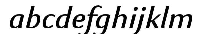 Kigelia N'ko Semibold Italic Font LOWERCASE