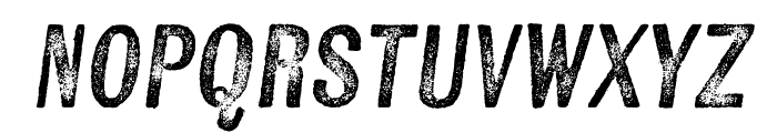 Kiln Sans Regular Italic Font UPPERCASE