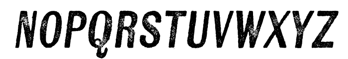 Kiln Sans Regular Italic Font LOWERCASE