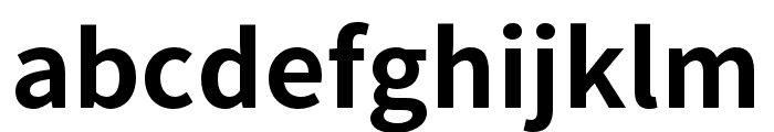 Kinto Sans Bold Font LOWERCASE