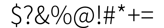 Kinto Sans Light Font OTHER CHARS