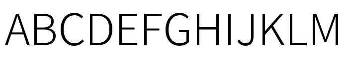 Kinto Sans Light Font UPPERCASE