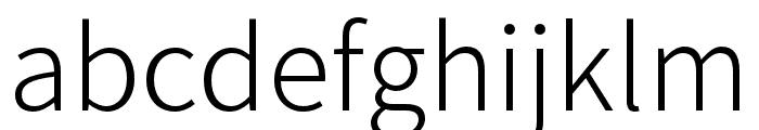 Kinto Sans Light Font LOWERCASE