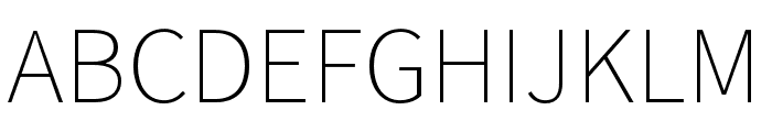 Kinto Sans Thin Font UPPERCASE