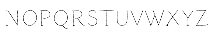 Kinuta Shin Enpitsu Italic StdN H Font UPPERCASE