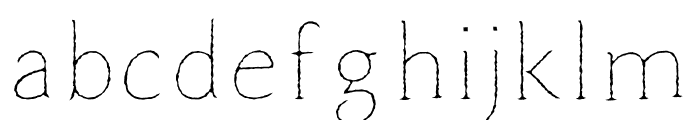 Kinuta Shin Enpitsu Italic StdN H Font LOWERCASE