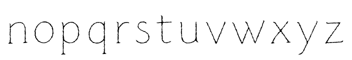 Kinuta Shin Enpitsu Italic StdN H Font LOWERCASE