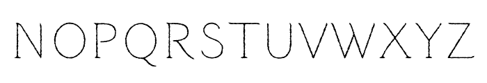 Kinuta Shin Enpitsu StdN F Font UPPERCASE