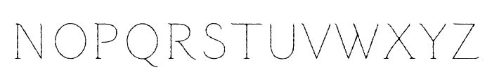 Kinuta Shin Enpitsu StdN H Font UPPERCASE