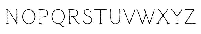 Kinuta Shin Enpitsu StdN HB Font UPPERCASE