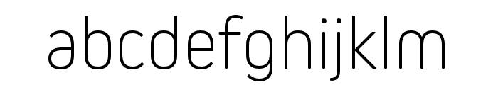 Kiro ExtraLight Font LOWERCASE