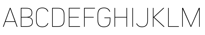 Kiro Thin Font UPPERCASE