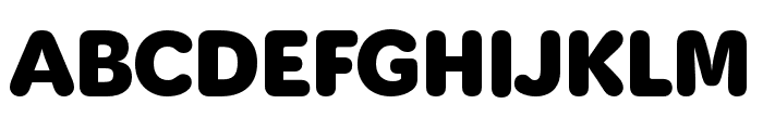 KitRounded Black Font UPPERCASE