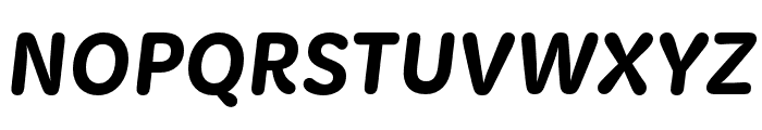 KitRounded Bold Italic Font UPPERCASE