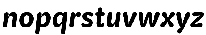 KitRounded Bold Italic Font LOWERCASE