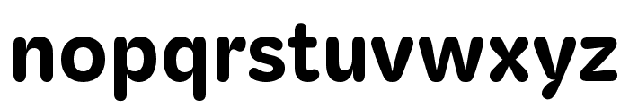 KitRounded Bold Font LOWERCASE