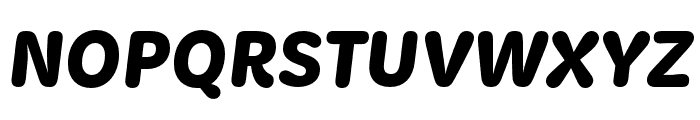 KitRounded ExtraBold Italic Font UPPERCASE