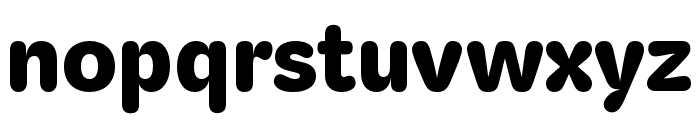 KitRounded ExtraBold Font LOWERCASE