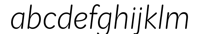 KitRounded ExtraLight Italic FONT