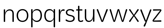 KitRounded ExtraLight Font LOWERCASE