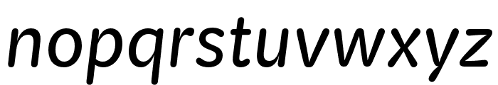 KitRounded Italic Font LOWERCASE