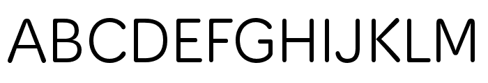 KitRounded Light Font UPPERCASE