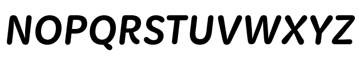 KitRounded SemiBold Italic Font UPPERCASE