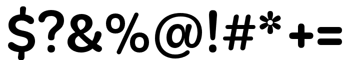 KitRounded SemiBold Font OTHER CHARS
