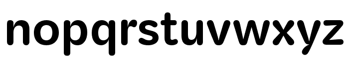 KitRounded SemiBold Font LOWERCASE