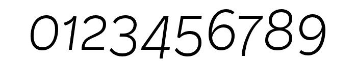 KitSans ExtraLight Italic Font OTHER CHARS