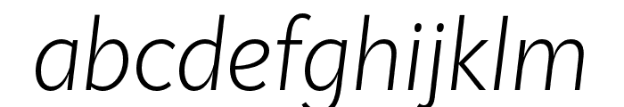 KitSans ExtraLight Italic FONT