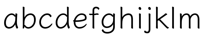 Klee One Regular Font LOWERCASE