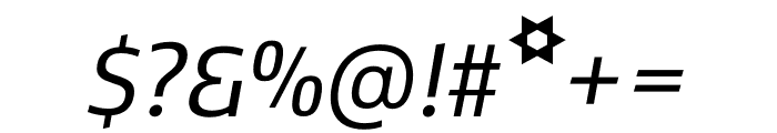 Kobenhavn CS Regular Italic Font OTHER CHARS
