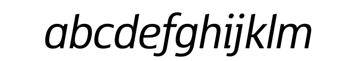 Kobenhavn CS Regular Italic Font LOWERCASE