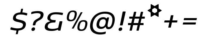 Kobenhavn SemiBold Italic Font OTHER CHARS