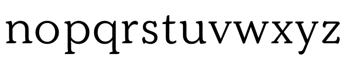 Kopius Condensed Regular Font LOWERCASE