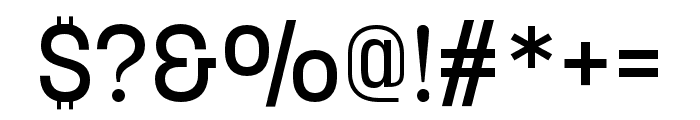 Korolev Compressed Medium Font OTHER CHARS