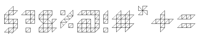 Kosetsu Grid Font OTHER CHARS