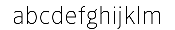 Kranto Cond Light Text Font LOWERCASE