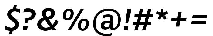 Kranto Cond Medium Text Italic Font OTHER CHARS