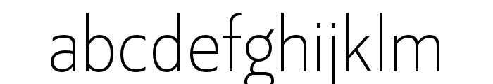Kranto Thin Display Font LOWERCASE