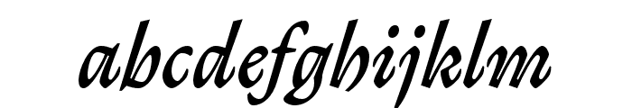 Kristal Medium Italic Font LOWERCASE