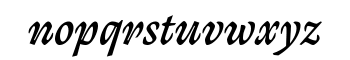 Kristal Medium Italic Font LOWERCASE