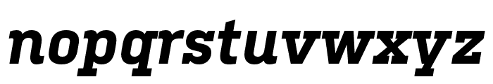 Kulturista Bold Italic Font LOWERCASE