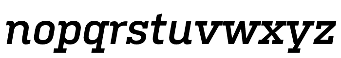 Kulturista SemiBold Italic Font LOWERCASE