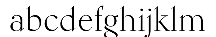 Kumlien Pro Condensed Font LOWERCASE