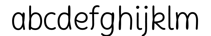 KunKun Arabic Light Font LOWERCASE