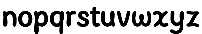 KunKun Gujarati Bold Font LOWERCASE