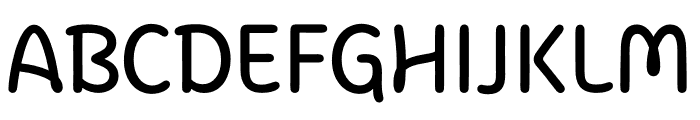 KunKun Gujarati Regular Font UPPERCASE