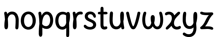 KunKun Gujarati Regular Font LOWERCASE